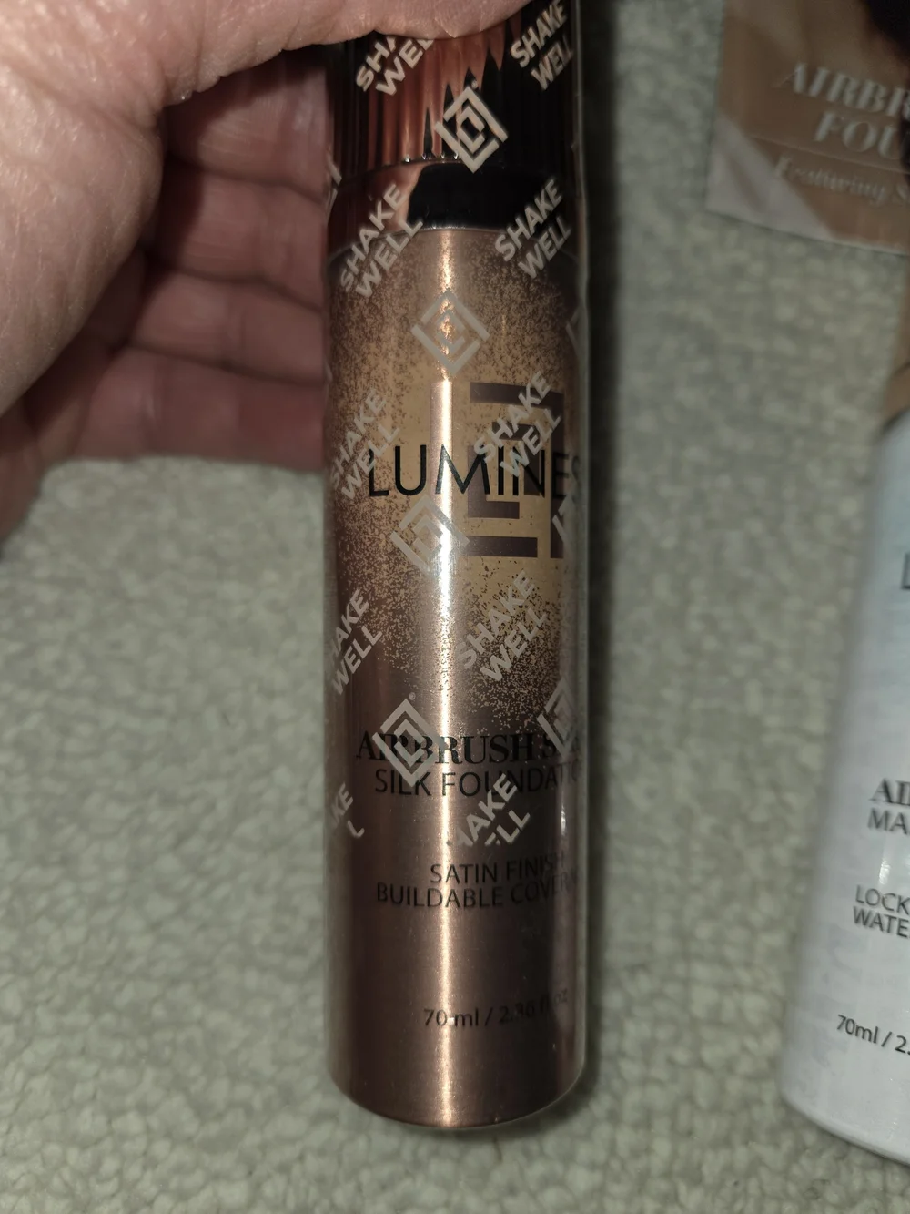 Luminess 3 piece airbrush 3 Step foundation system NIP fair 020 color